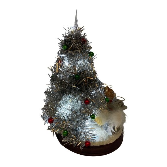 A Meow-Y Christmas To All Caroling Kitten Tree Light-Up Bradford Exchange Figuri - Picture 16 of 16